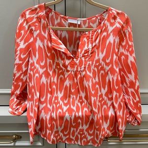 Ellie Kai Ikat 100% Silk Top